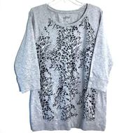 Style & Co Animal Print Sweatshirt