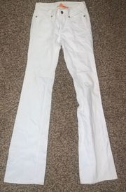 Classic Tory Boot white jeans