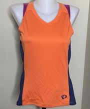 Women’s Cycling Tank Athletic Size Small Orange Blue Purple