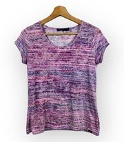 Prana Womens size Small Garland Burnout Lightweight Graphic Scoop Neck Tshirt