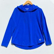 MICHAEL Michael Kors Women’s Blue Hooded logo tee size large