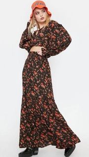 Secret Garden Floral Maxi Skirt Set - Size XS