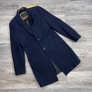 Zara navy blue trench coat