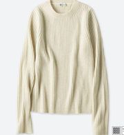 NWT Uniqlo U Women Shiny Crew Neck Sweater size M