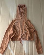 light pink hoodie from Pull and Bear