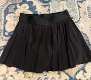 Black  Pleated Skirt