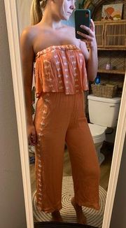 Peach colored tjmaxx jumpsuit. Never worn, new with tags.