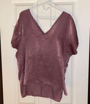 Purple Silky Boutique Top