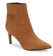 Sosele Pointed Toe Bootie in Cognac