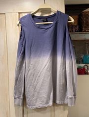 Cold Shoulder Sweatshirt