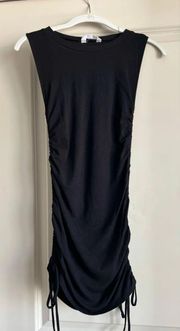 Black Ribbed Dress