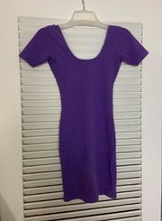 SM Purple Cotton Tee Dress