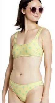 Stoney Clover Lane x Target Palm Tree Bikini Top + Scoop Bottom SIZE M/L NEW