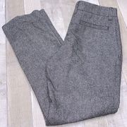 Garnet Hill size 8 grey trousers wool blend