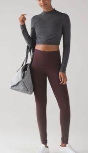 Lululemon Wunder Under Pant (Hi-Rise) (Ombre) Ombre Black Cherry