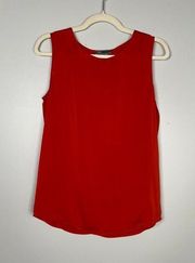 Vince 100% Silk Surplice Crossover Back Tank Size Medium