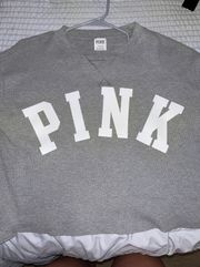 PINK Victoria’s Secret Gray Long Sleeve