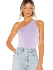 Devonne One Shoulder Lavender Body Suit