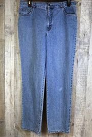 Sonoma Life & Style 16 Average Medium Wash Blue Denim Straight Leg Jeans…