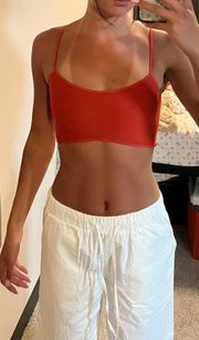 Urban Outfitters Red Bra Top