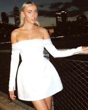 White Off-Shoulder Dress