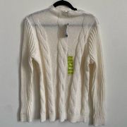 NWT JohnPaulRichard White Sweater