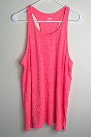 old navy neon pink swim cover up summer racerback mini large