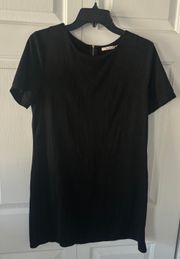 Francesca's Black Suede Dress