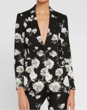 Alice + Olivia Macey Floral Blazer Spring Shower