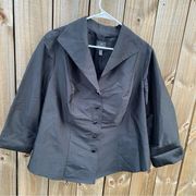 💛 Adrianna Papell Black Evening Jacket