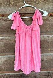 Entro Pink Bow Tie Top