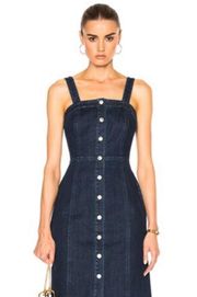 AG Adriano Goldschmied Sydney Denim Overall Dress in Renewal NWT