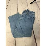 1406-Talbots size 8 cropped jeans