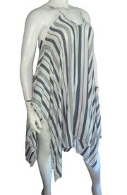 Goa Beachwear by Japna striped pom pom trim swim cover up