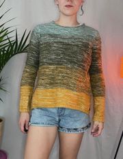 Roots Wool Knit Ombre Sweater