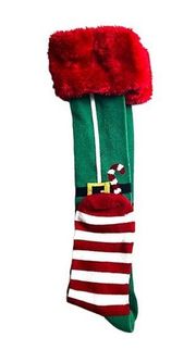 Mixit Womens Faux Fur Knee High Holiday Theme Socks