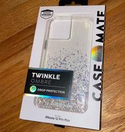 12 Pro Max Clear Glitter/Sparkle Ombré Case