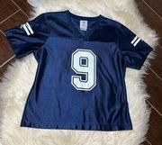 NFL Dallas Cowboys Tony Romo cropped jersey sz Large