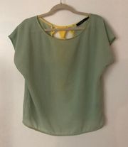 Boutique Light Green Blouse