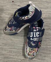 Juicy Couture Women's Flora Sneakers Navy/multi/silver Size 8