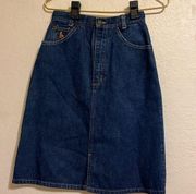 Vintage Hunt Club 90s jeans skirt Jr Hi