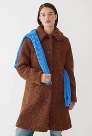 JCrew Teddy sherpa lady coat