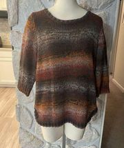 NY Collection Womens Sweater 3/4 Length Sleeve- Size 1X