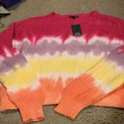 NWT WILD FABLE KNIT CROPPED SWEATER RIBBED SMALL