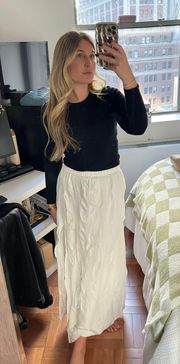 white skirt