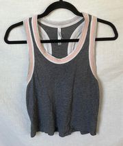 Live Love Dream Crop Tank Top Size S