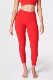 NWT Crown & Ivy athleisure sport 25” Legging Pants Candy Apple red Size Small