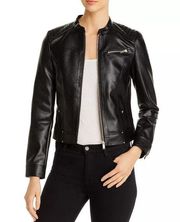 Vero Moda Sheena Faux-Leather Moto Jacket