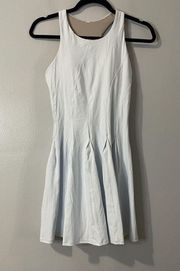 LULULEMON Court Crush Tennis Dress Size 2 Almost Blue Athleisure Sporty Casual