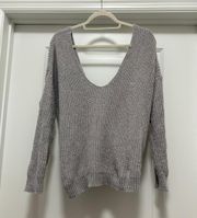 Forever 21 Grey Cropped sweater